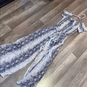 Snakeskin Romper 🖤